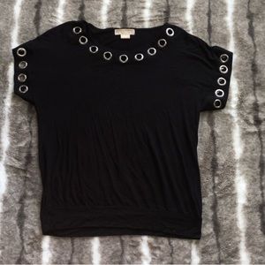 Michael Kors Grommet Shirt M